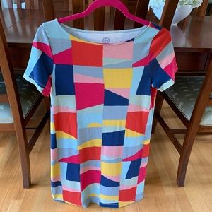 Tory Burch size XS printed Cotton TShirt Dress